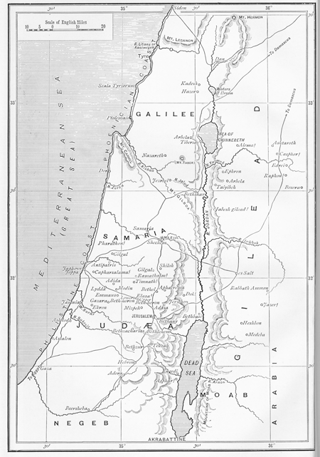 Map of Palestine